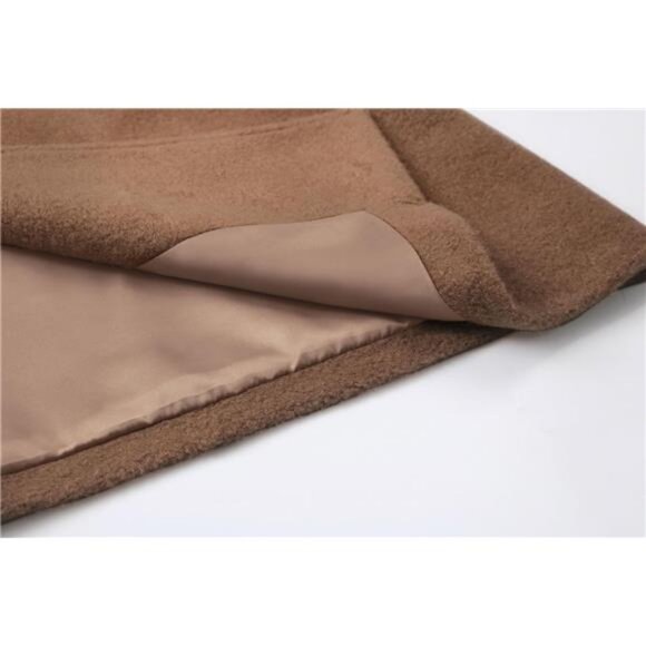 Women Oversized Long Winter Coats Warm Brown - Picture 6 of 6